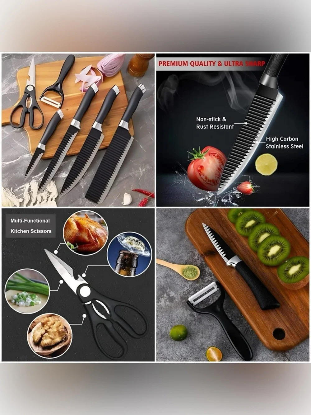 6 Piece Knife Set DianaYouth